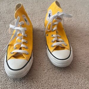 Converse Sunburst Yellow High-Tops